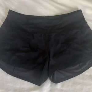 lululemon athletica Black Camo Women's Athletic Shorts
